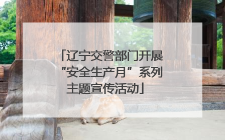 辽宁交警部门开展“安全生产月”系列主题宣传活动