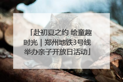 赴初夏之约 绘童趣时光｜郑州地铁3号线举办亲子开放日活动