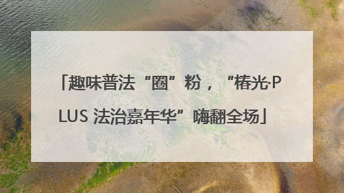 趣味普法“圈”粉，“椿光·PLUS 法治嘉年华”嗨翻全场