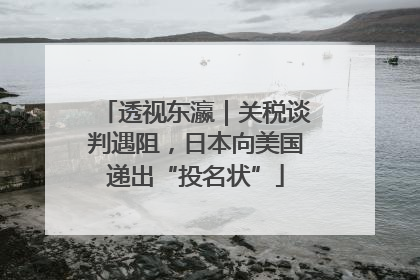 透视东瀛｜关税谈判遇阻，日本向美国递出“投名状”