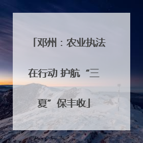 邓州：农业执法在行动 护航“三夏”保丰收