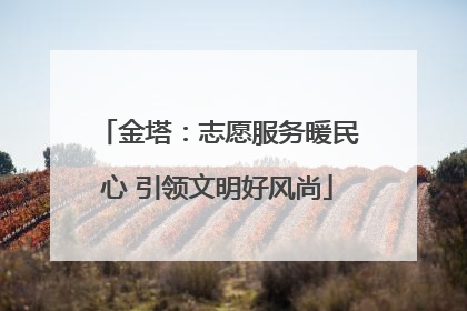 金塔：志愿服务暖民心 引领文明好风尚