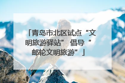青岛市北区试点“文明旅游驿站” 倡导“邮轮文明旅游”