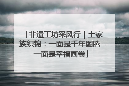 非遗工坊采风行｜土家族织锦：一面是千年图腾 一面是幸福画卷