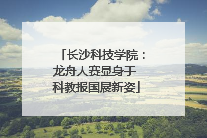 长沙科技学院：龙舟大赛显身手 科教报国展新姿