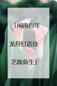 闽南百年龙舟钉造技艺焕新生