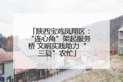 陕西宝鸡凤翔区：“连心角”架起服务桥 文明实践助力“三夏”农忙