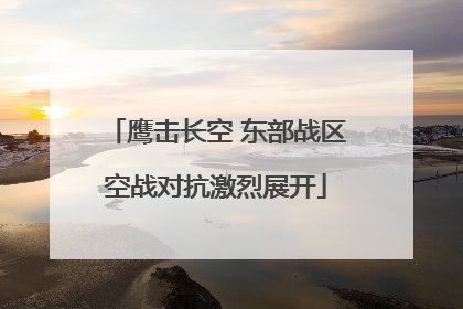 鹰击长空 东部战区空战对抗激烈展开
