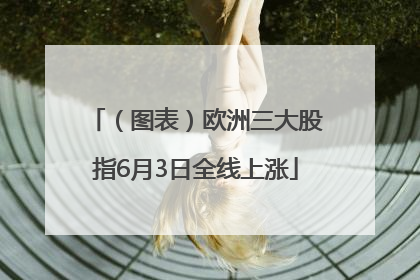 （图表）欧洲三大股指6月3日全线上涨