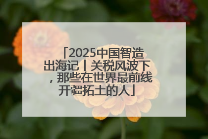 2025中国智造出海记丨关税风波下，那些在世界最前线开疆拓土的人