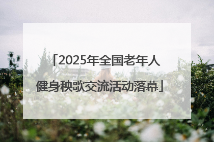 2025年全国老年人健身秧歌交流活动落幕