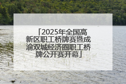 2025年全国高新区职工桥牌赛暨成渝双城经济圈职工桥牌公开赛开幕