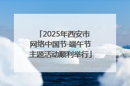 2025年西安市网络中国节·端午节主题活动顺利举行