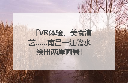 VR体验、美食演艺……南昌一江赣水绘出两岸画卷